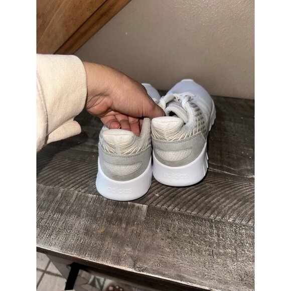 Adidas Women's Asweerun Running Shoes Sneakers F36340 Raw White Size 11 - Picture 4 of 5